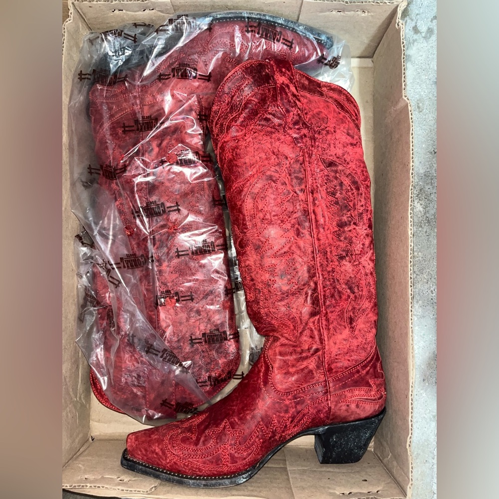Embroidered Corral Cowboy Boots